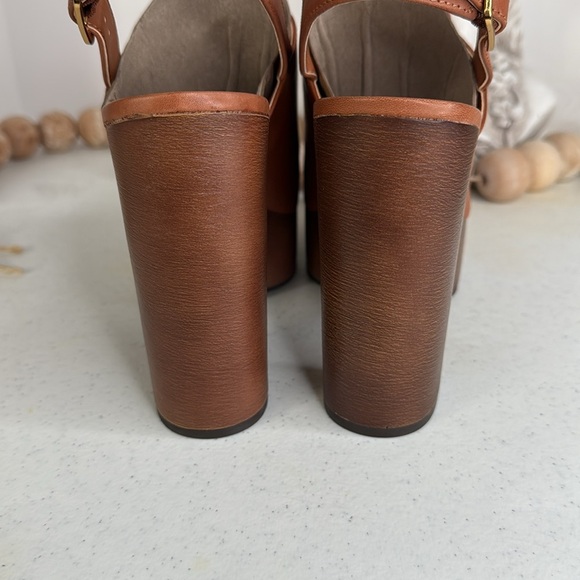 Vince Camuto Inerta Platform Pump Size 8  Warm Caramel - Picture 7 of 10